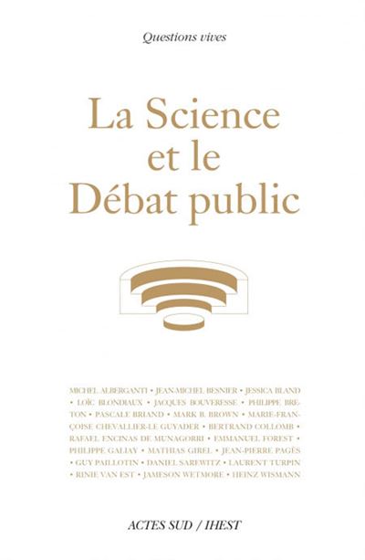 La Science et le Debat public