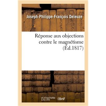 Réponse aux objections contre le magnétisme