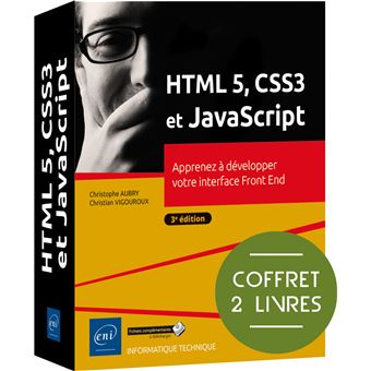 HTML5, CSS3 et JavaScript - Coffret de 2 livres - 1