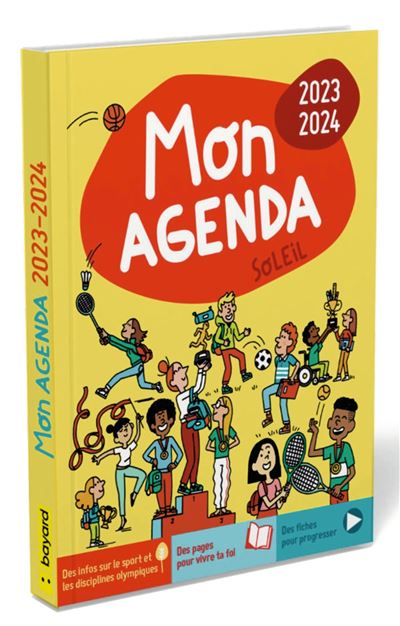  Agenda scolaire Yanns 2023 - 2024 - Collectif - Livres