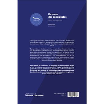 Devenez des spécialistes