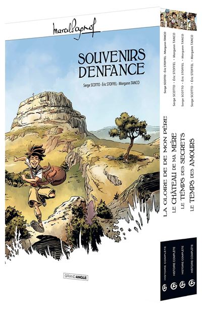 Marcel Pagnol en BD - Coffret 4 Volumes - Tome 1 à Tome 4 - M
