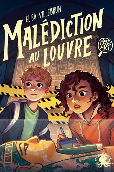 Pol'art – Malediction au Louvre ! – Des 9 ans – Roman le