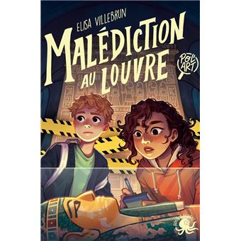 Pol'art   Malédiction au Louvre !   Dès 9 ans   Roman lecture jeunesse polar enquête Egypte - 1