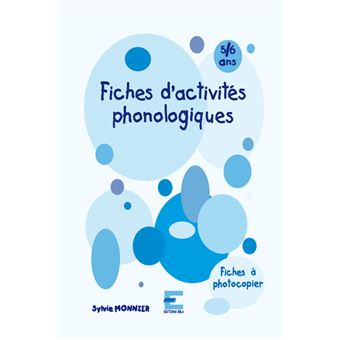 Fiches d'activités phonologiques 5/6 ans - 1