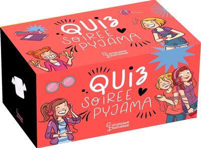 Quiz soirée pyjama - Sandra Lebrun - Larousse - Boîte ou accessoire - Jeux livres objets - Larousse