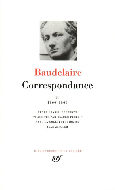 Gallimard Correspondance 1860-1866 - Charles Baudelaire - Relié - Lettres - Image 1