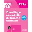 100% FLE - Phonétique essentielle du français A1/A2 - livre + didierfle.app