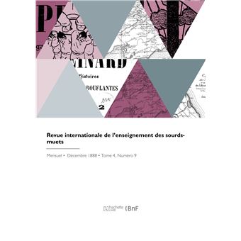 Revue internationale de l'enseignement des sourds-muets - 1