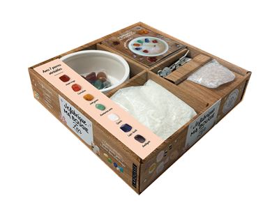 Je fabrique ma bougie zen 1 coupelle + 7 pierres energie - Collectif - Larousse - Coffret - Jeux livres objets - Larousse