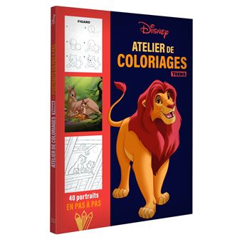 Les ateliers Disney : mon grand livre de coloriage - Disney - Disney  Hachette - Papeterie / Coloriage - Albertine New-York