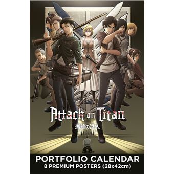 人気定番の On Attack - Titans Des L'Attaque Titan 2023 Calendrier - カレンダー