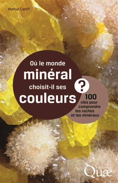 Où le monde minéral choisit-il ses couleurs ? 100 clés pour comprendre les roches et les minéraux - Martial Caroff (2024)