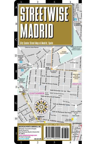 Streetwise madrid map