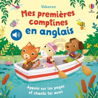 Mes premières comptines en anglais - Dès 1 an - Sam Taplin - Usborne - cartonné - Méthode de langue - Usborne