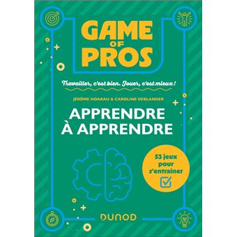 Couverture de Apprendre à Apprendre de la collection Game of Pros de Dunod