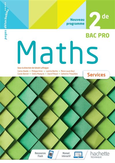 Clair Mathématiques Services 2De Bac Pro - Cahier De L'élève - Éd 2020 - Image 2