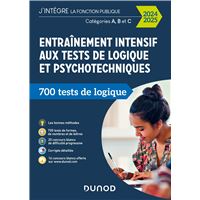 Entraînement intensif aux tests de logique et psychotechniques - 2020-2021 - Catégories A, B et C