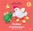 Mes comptines à toucher pour écouter - Drôles d'animaux ! 6 sons à écouter - 6 matières à toucher