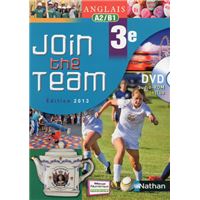 Anglais Join the Team - manuel - 3e - 2013