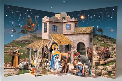 Mon calendrier de l'Avent en 3D Avec son livret d'accompagnement - Jérôme Brasseur - Le Seneve Eds - broché - Calendrier