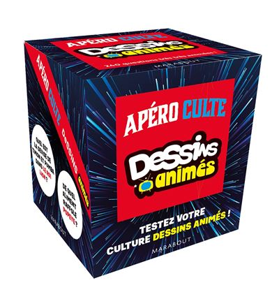 Apéro culte - Dessins animés - Yves Czerczuk - Marabout - Boîte ou accessoire - Jeux livres objets