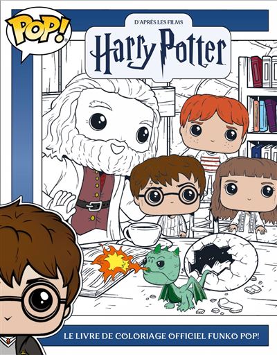 Coloriage Funko Harry Potter - Austin Baechle - Hachette Heroes - broché - Livre-jeu