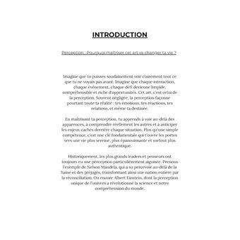 La Perception