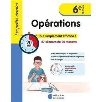 Les petits devoirs - Opérations 6e - 1