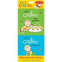 Bébé Caillou mes premiers livres (livre de bain et livre tissus)