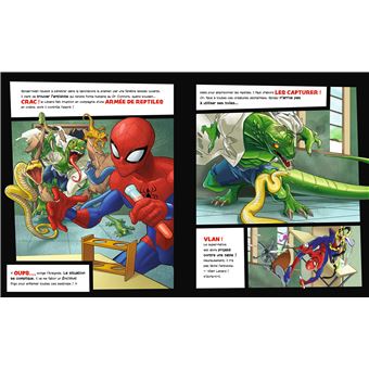 Spider-Man - MARVEL - Les Aventures de Spider-Man - L'attaque du Lézard -  Marvel Comics - cartonné - Achat Livre