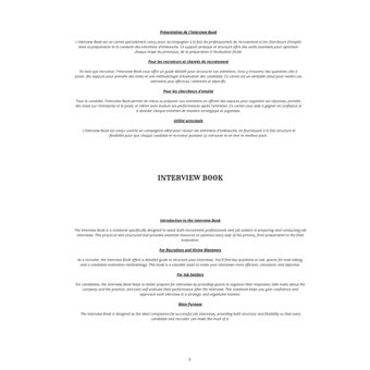 Interview book