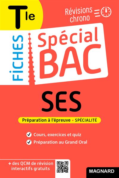 Spécial Bac Fiches SES Tle Bac 2026 Tout le programme en 59 fiches, cours ultra-visuel, schémas bilans, exercices, quiz et Grand oral - Céline Charlès - Magnard - broché - Scolaire / Universitaire