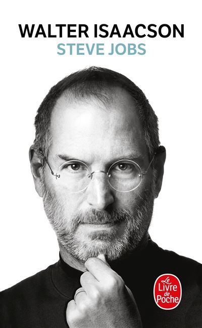 Biographie de Stege Jobs par Walter Isaacson couverture du livre de poche : Steve Jovs écrit par Walter Isaacson