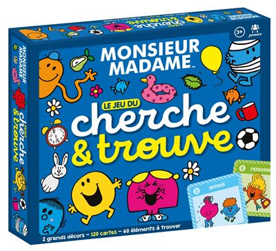 Les Monsieur Madame - Le jeu du cherche et trouve - Coffret jeu cherche et trouve - Sanrio Studios - Hachette Jeunesse - Jeux livres objets