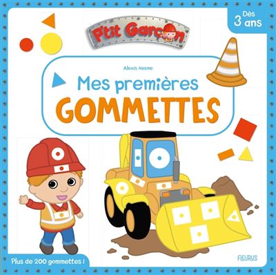 Le bloc de jeux de mes 3 ans avec des gommettes