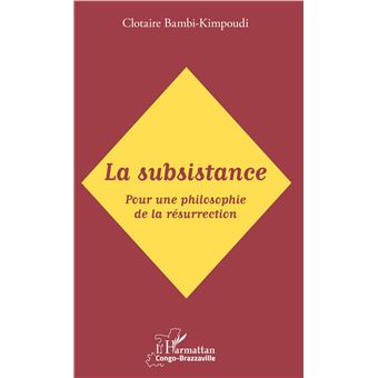 La subsistance - 1