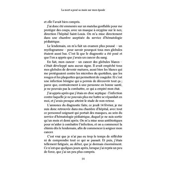 La mort a posé sa main sur mon épaule