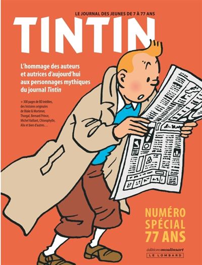 Journal Tintin - spécial 77 ans Journal Tintin - spécial 77 ans