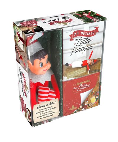 24 bêtises du Lutin farceur 1 livret + 1 lutin farceur - Collectif - Larousse - Coffret - Jeux livres objets - Larousse