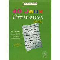 40 jeux litteraires faciles