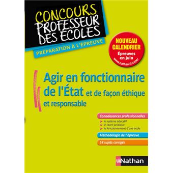 Agir en fonctionnaire de l'etat et de facon ethique et responsable (crpe) - 2011 - 1