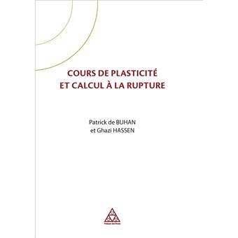 Cours de plasticité et calcul à la rupture - 1