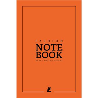 Fashion notebook - Orange