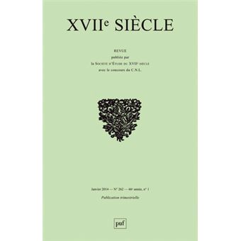 XVIIe siècle 2014, n° 262 - 1