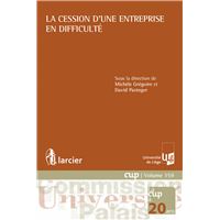 La cession d'une entreprise en difficulté