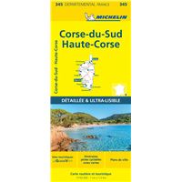 Carte Départementale Corse-du-Sud, Haute-Corse