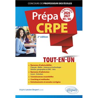 Prépa CRPE tout-en-un Concours 2026-2027 M1/M2 - 1