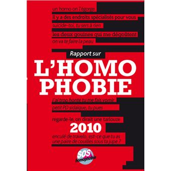 Rapport sur l'homophobie 2010 - 1