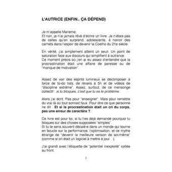 Ce n'est pas de la Procrastination